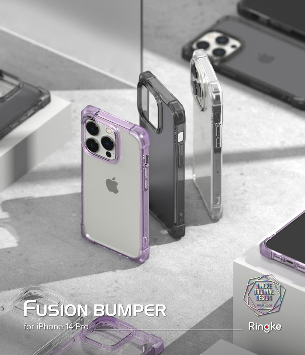 Ringke Fusion Bumper Apple iPhone 14 Pro Hoesje Transparant afbeelding 10