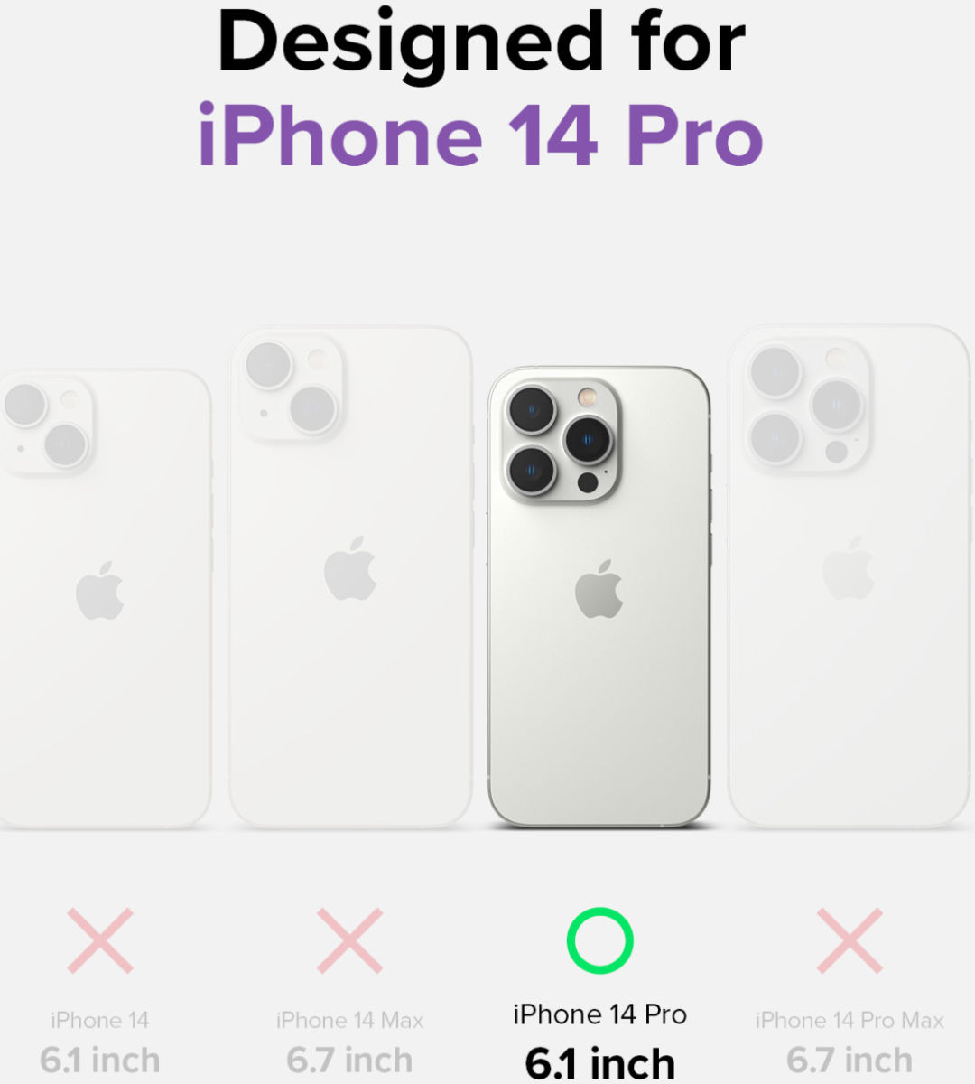 Ringke Air Apple iPhone 14 Pro Hoesje Flexibel TPU Transparant afbeelding 9