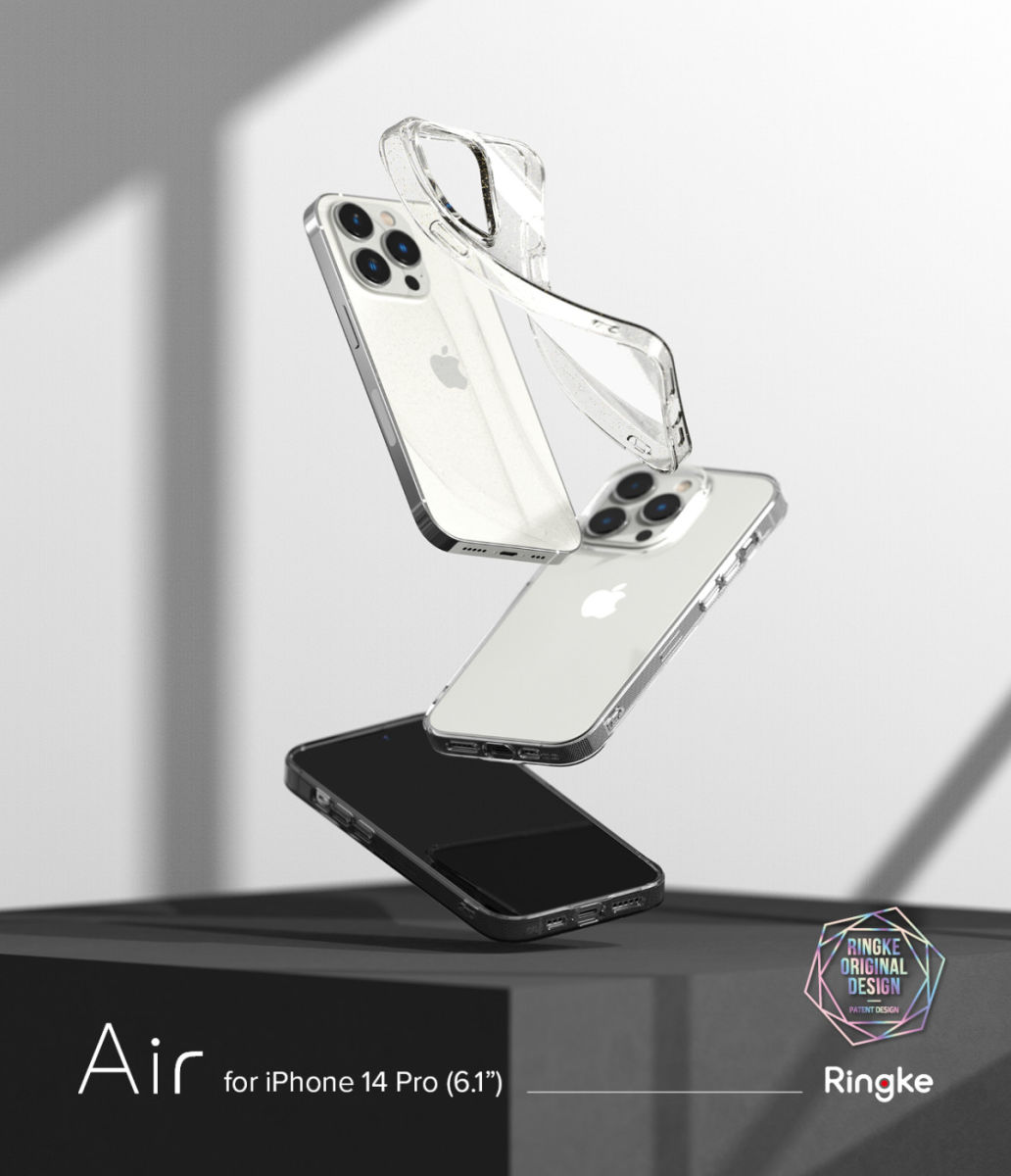 Ringke Air Apple iPhone 14 Pro Hoesje Flexibel TPU Transparant afbeelding 10