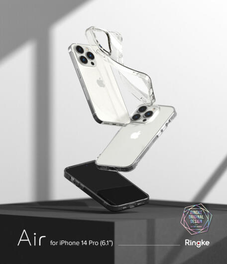 Ringke Air Apple iPhone 14 Pro Hoesje Flexibel TPU Transparant afbeelding 10