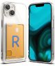 Ringke Fusion Card Apple iPhone 14 Plus Hoesje Kaarthouder Transparant