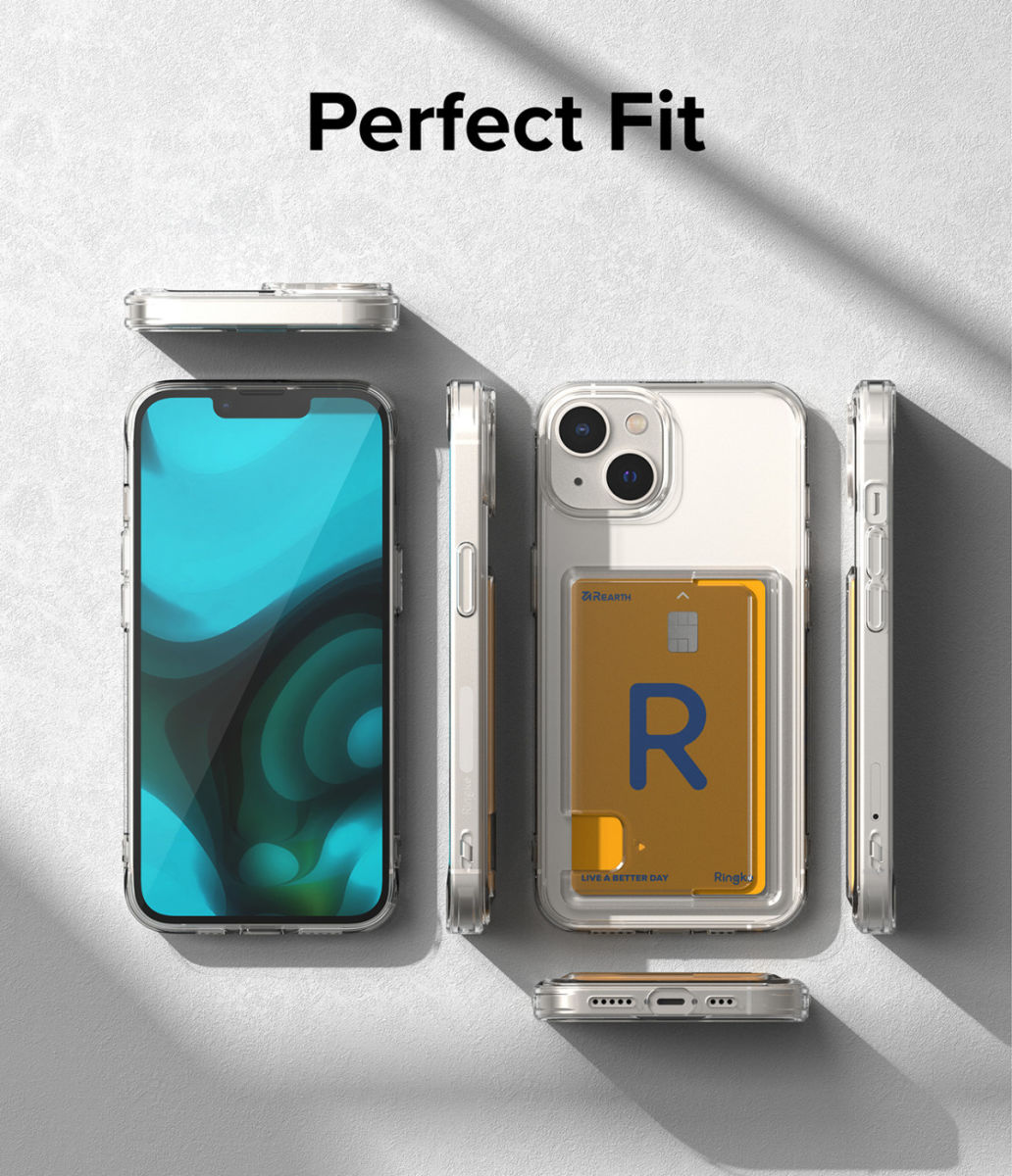 Ringke Fusion Card Apple iPhone 14 Plus Hoesje Kaarthouder Transparant afbeelding 10