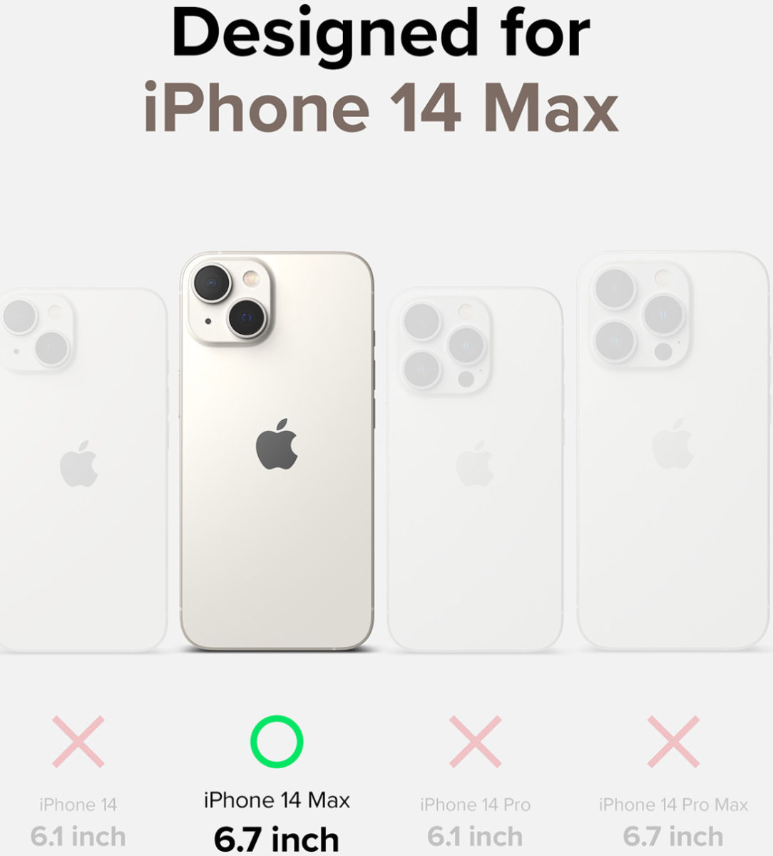 Ringke Fusion Card Apple iPhone 14 Plus Hoesje Kaarthouder Transparant afbeelding 11