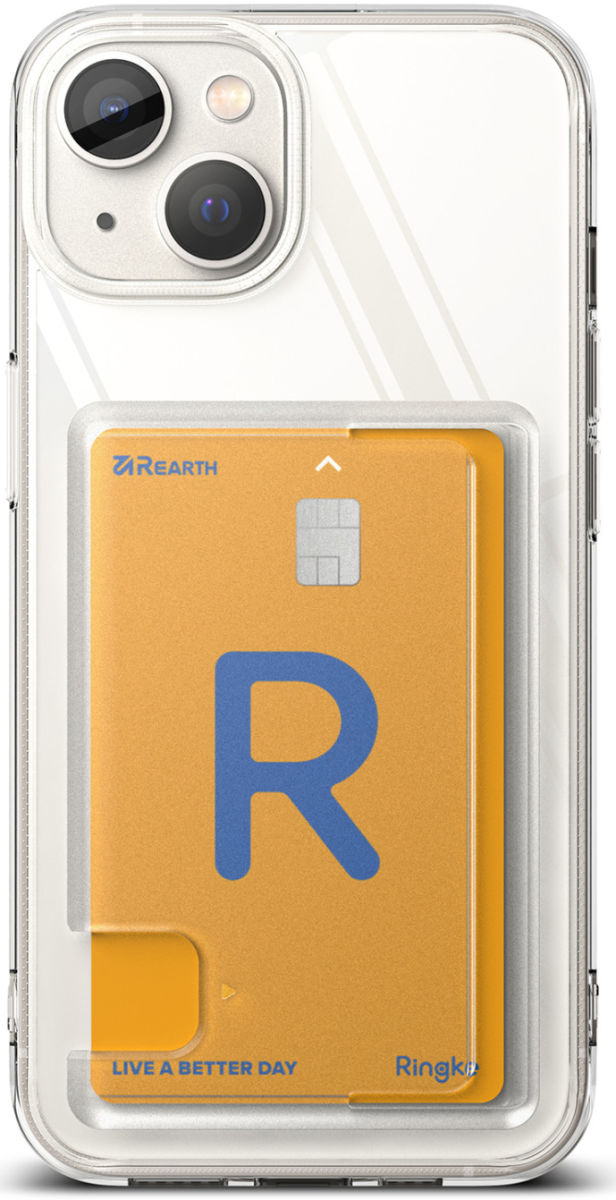 Ringke Fusion Card Apple iPhone 14 Plus Hoesje Kaarthouder Transparant afbeelding 3