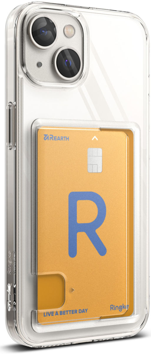 Ringke Fusion Card Apple iPhone 14 Plus Hoesje Kaarthouder Transparant afbeelding 4