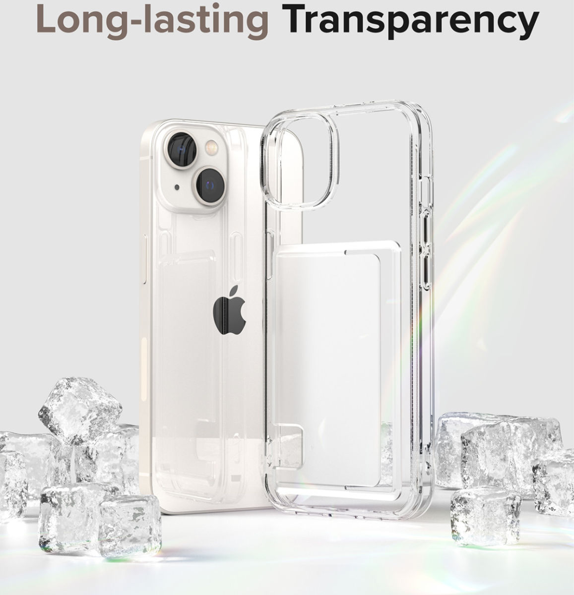 Ringke Fusion Card Apple iPhone 14 Plus Hoesje Kaarthouder Transparant afbeelding 6