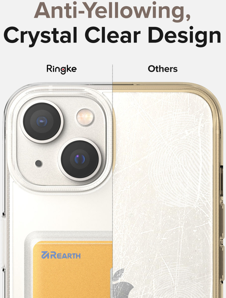 Ringke Fusion Card Apple iPhone 14 Plus Hoesje Kaarthouder Transparant afbeelding 7