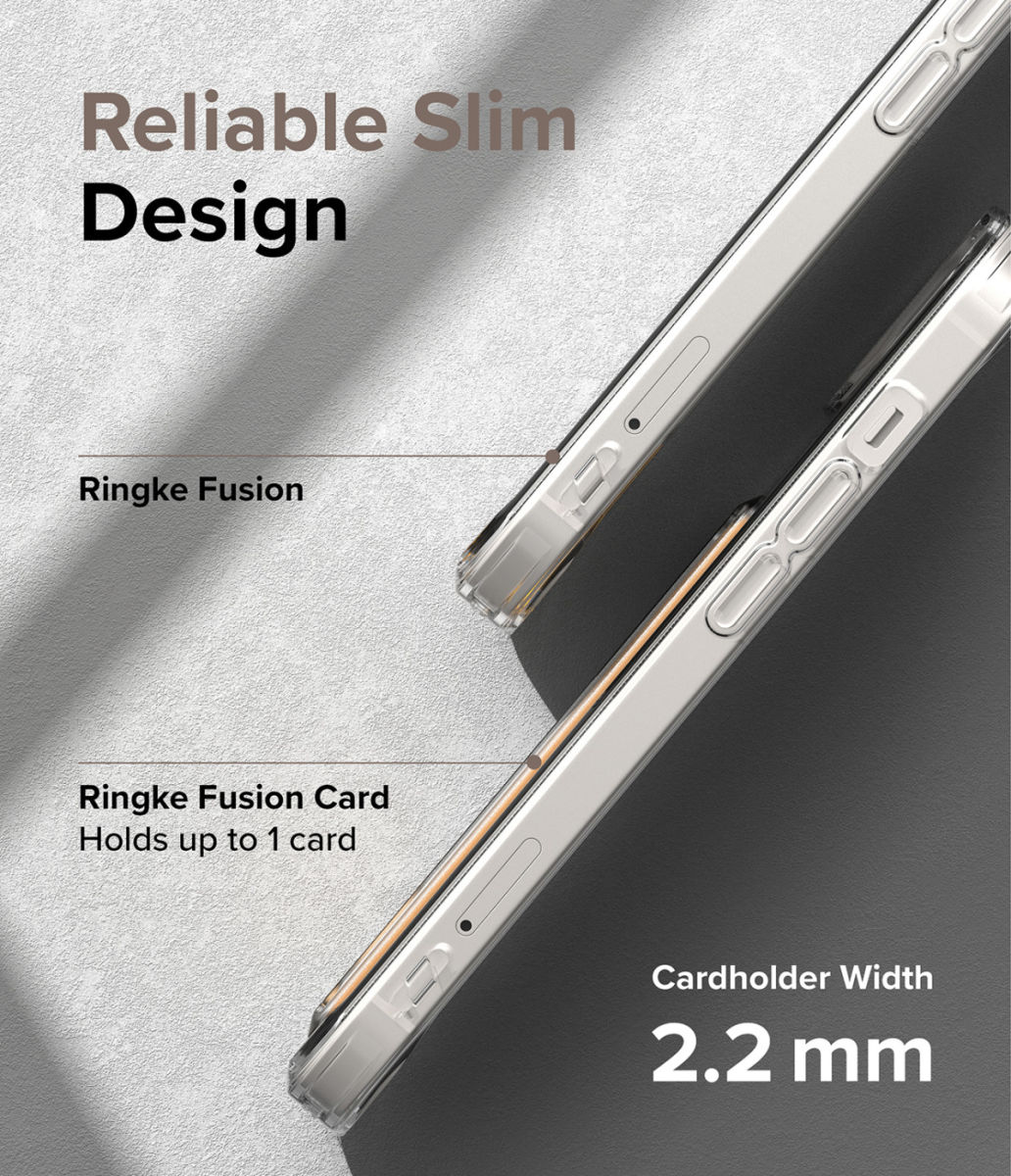 Ringke Fusion Card Apple iPhone 14 Plus Hoesje Kaarthouder Transparant afbeelding 9