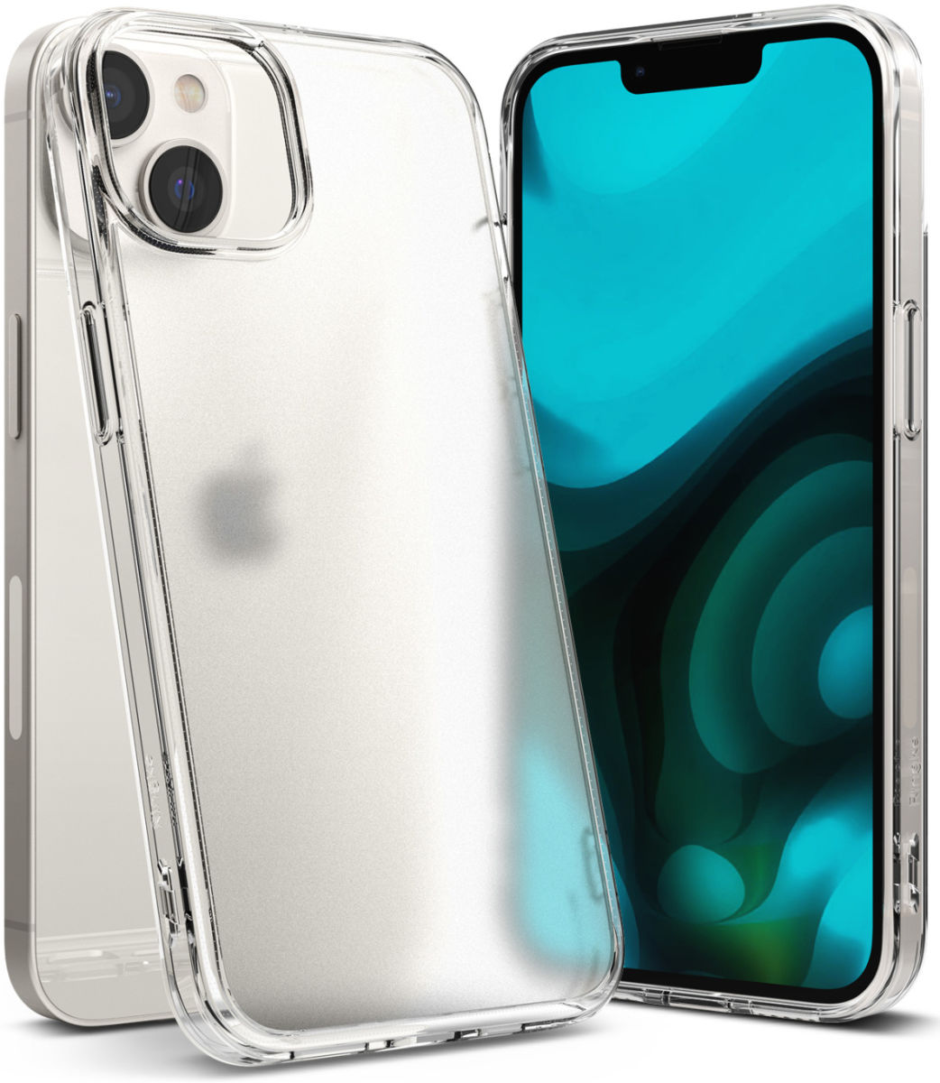 Ringke Fusion Apple iPhone 14 Hoesje Back Cover Matte Transparant afbeelding 2