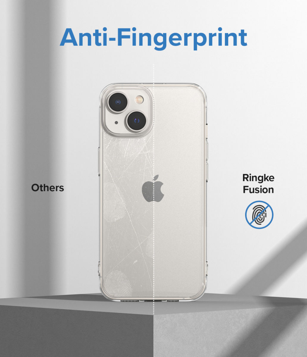 Ringke Fusion Apple iPhone 14 Hoesje Back Cover Matte Transparant afbeelding 7