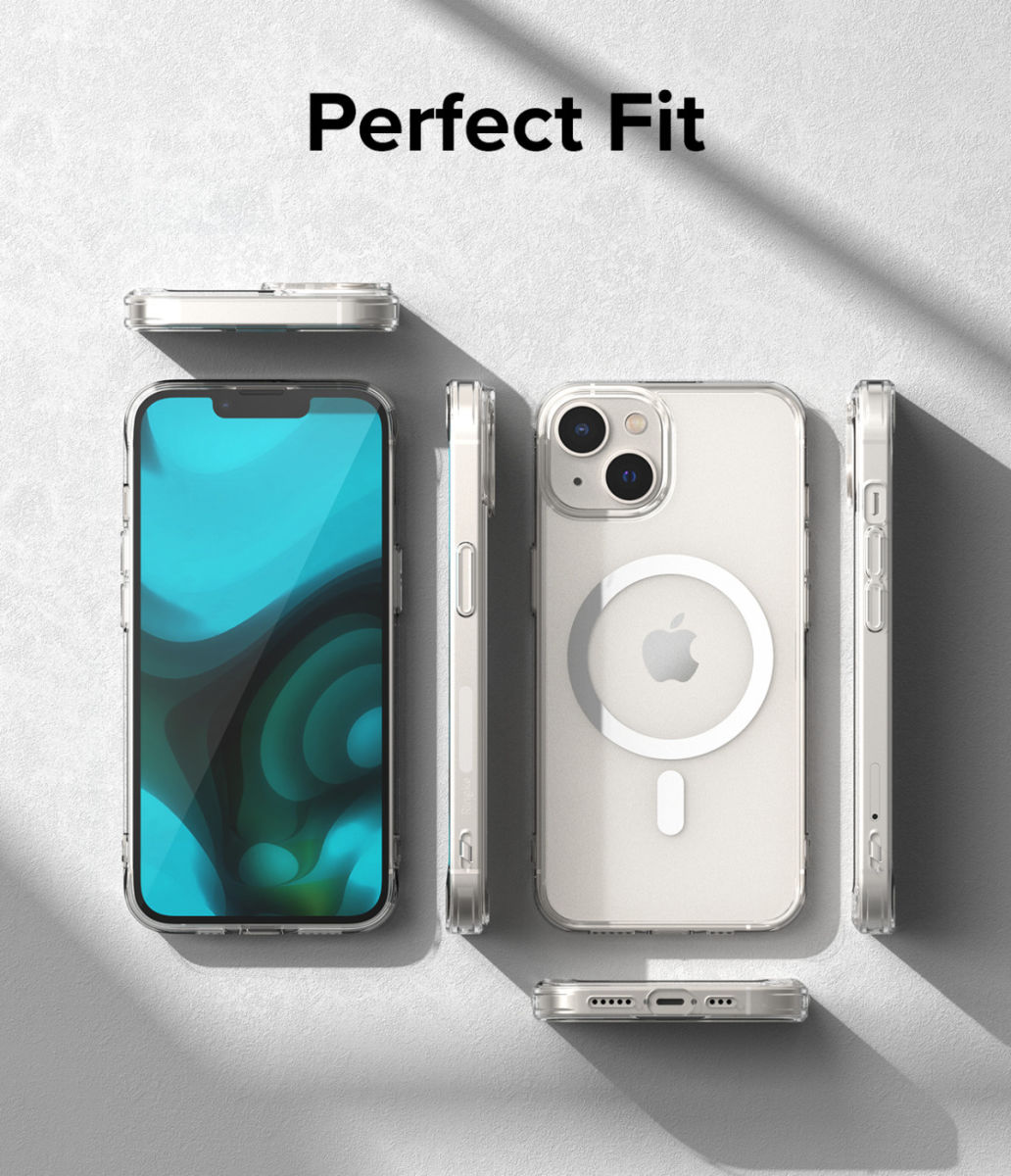 Ringke Fusion Apple iPhone 14 Hoesje MagSafe Matte Transparant afbeelding 10