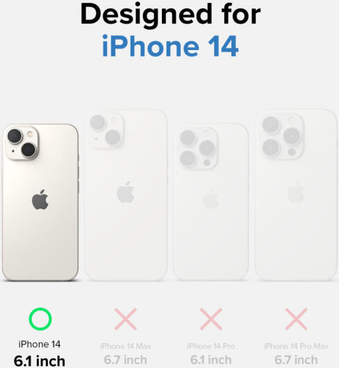 Ringke Air Apple iPhone 14 Hoesje Flexibel TPU Back Cover Transparant afbeelding 9