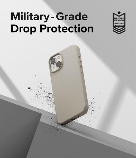 Ringke Silicone Apple iPhone 14 Hoesje Back Cover Beige afbeelding 5