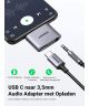 UGREEN Splitter USB-C naar USB-C PD & QC en 3.5mm Jack Headset Adapter