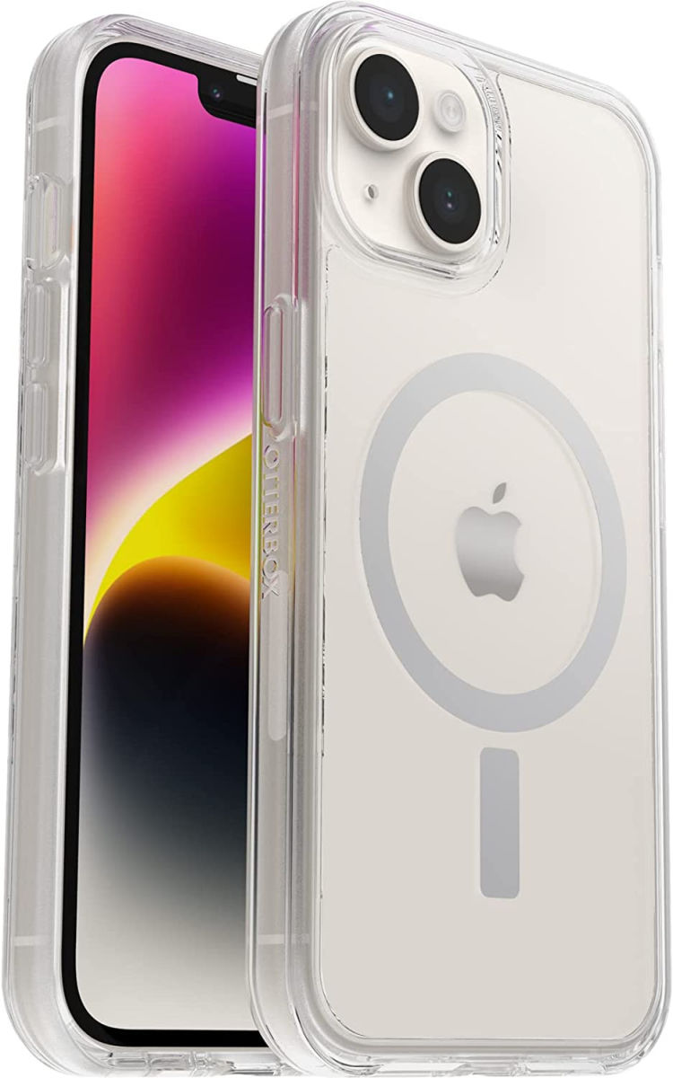OtterBox Symmetry+ Apple iPhone 14 Hoesje MagSafe Transparant afbeelding 1