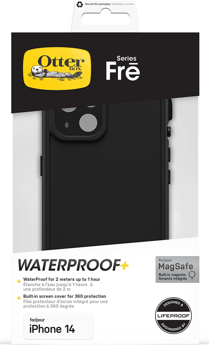 OtterBox Fre MagSafe Apple iPhone 14 Hoesje Waterdicht Zwart afbeelding 5