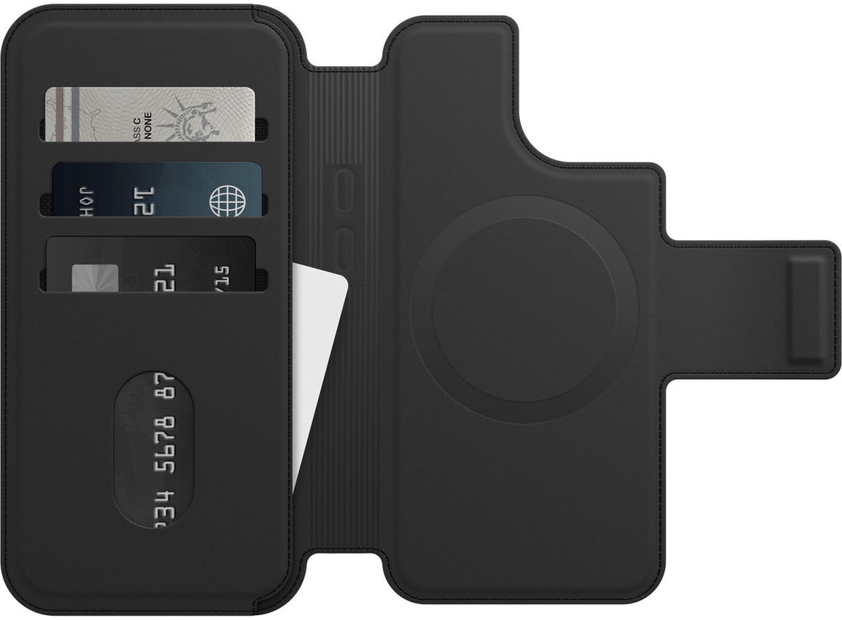 OtterBox MagSafe Folio Apple iPhone 14 Hoesje Book Case Zwart afbeelding 7