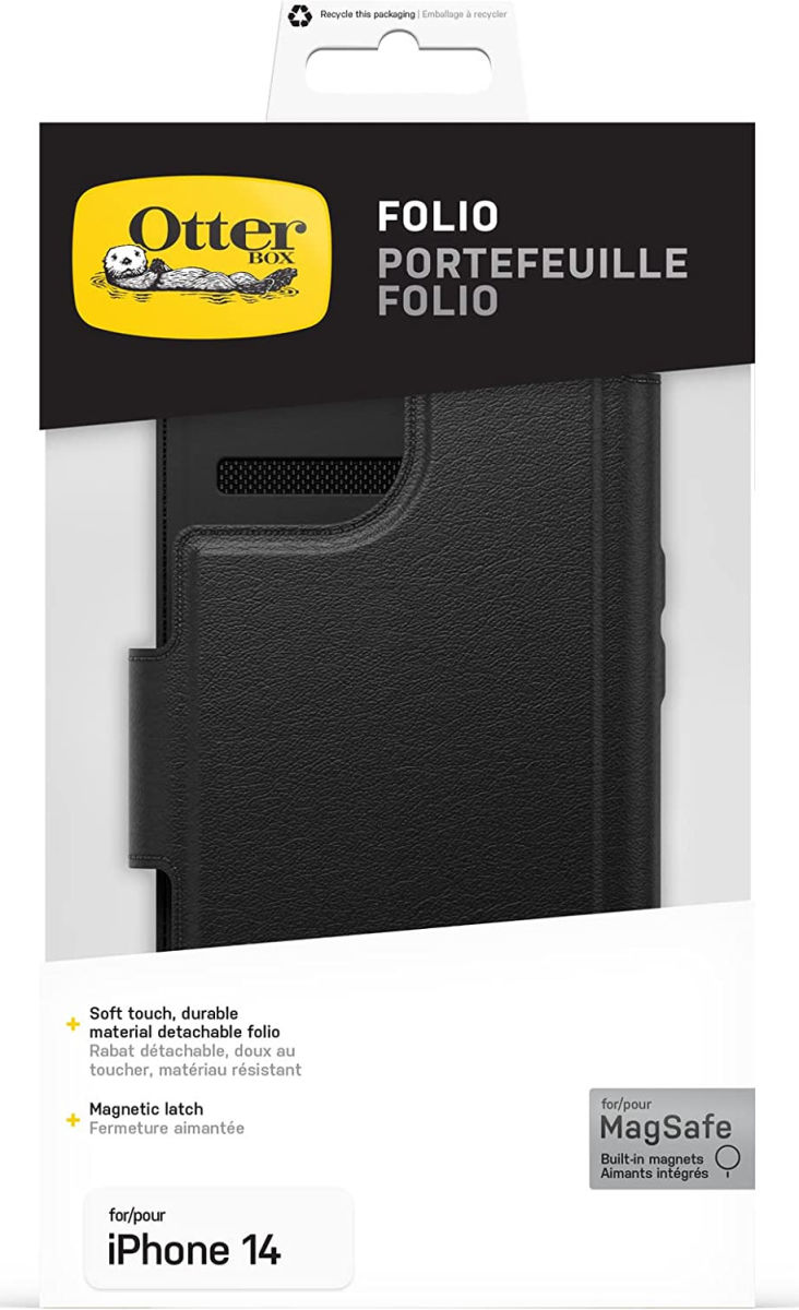 OtterBox MagSafe Folio Apple iPhone 14 Hoesje Book Case Zwart afbeelding 6