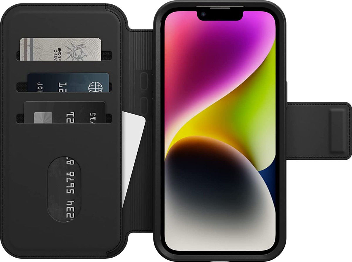 OtterBox MagSafe Folio Apple iPhone 14 Hoesje Book Case Zwart afbeelding 5