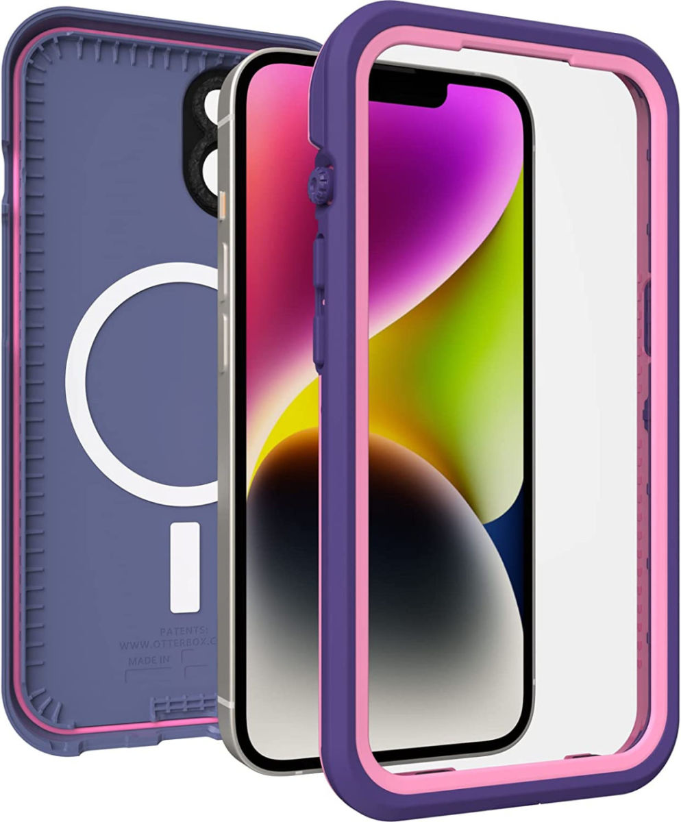 OtterBox Fre MagSafe Apple iPhone 14 Hoesje Waterdicht Paars afbeelding 2