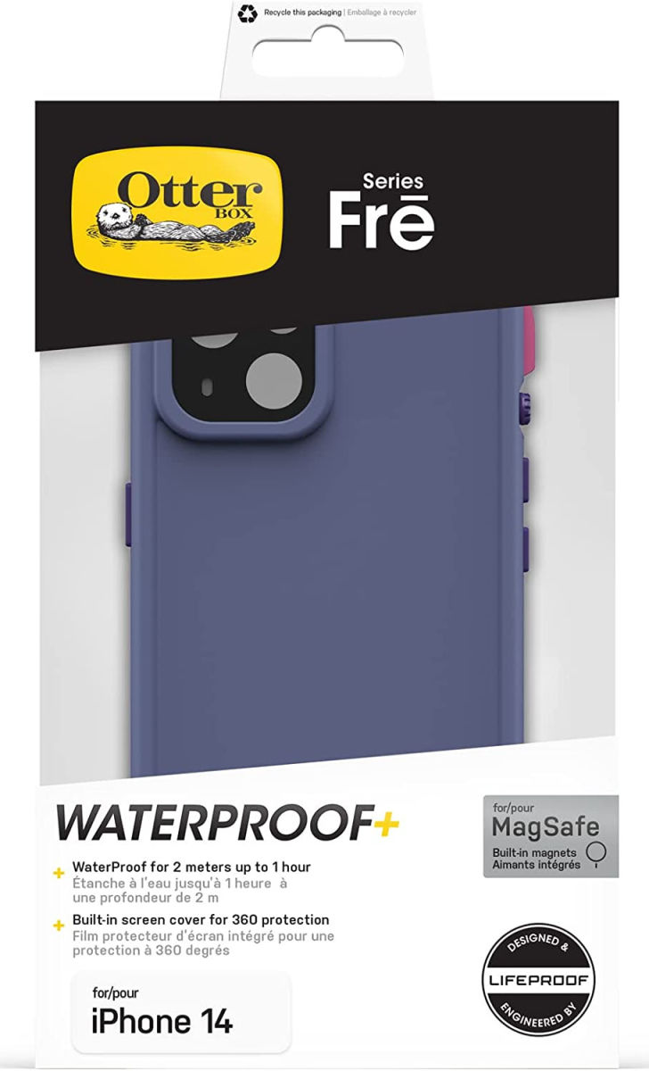 OtterBox Fre MagSafe Apple iPhone 14 Hoesje Waterdicht Paars afbeelding 5