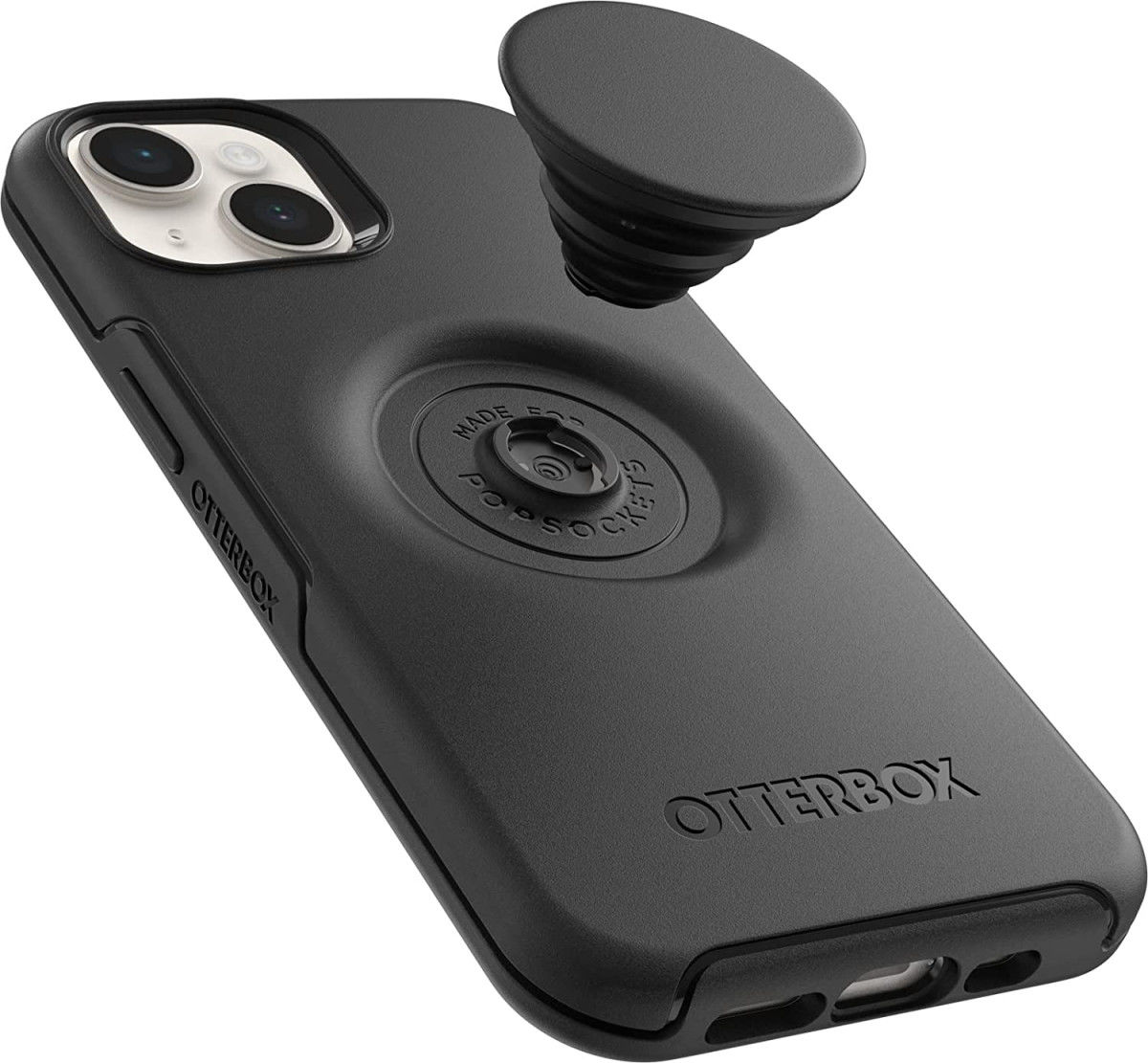 OtterBox Otter + Pop Symmetry Apple iPhone 14 Hoesje Zwart afbeelding 2