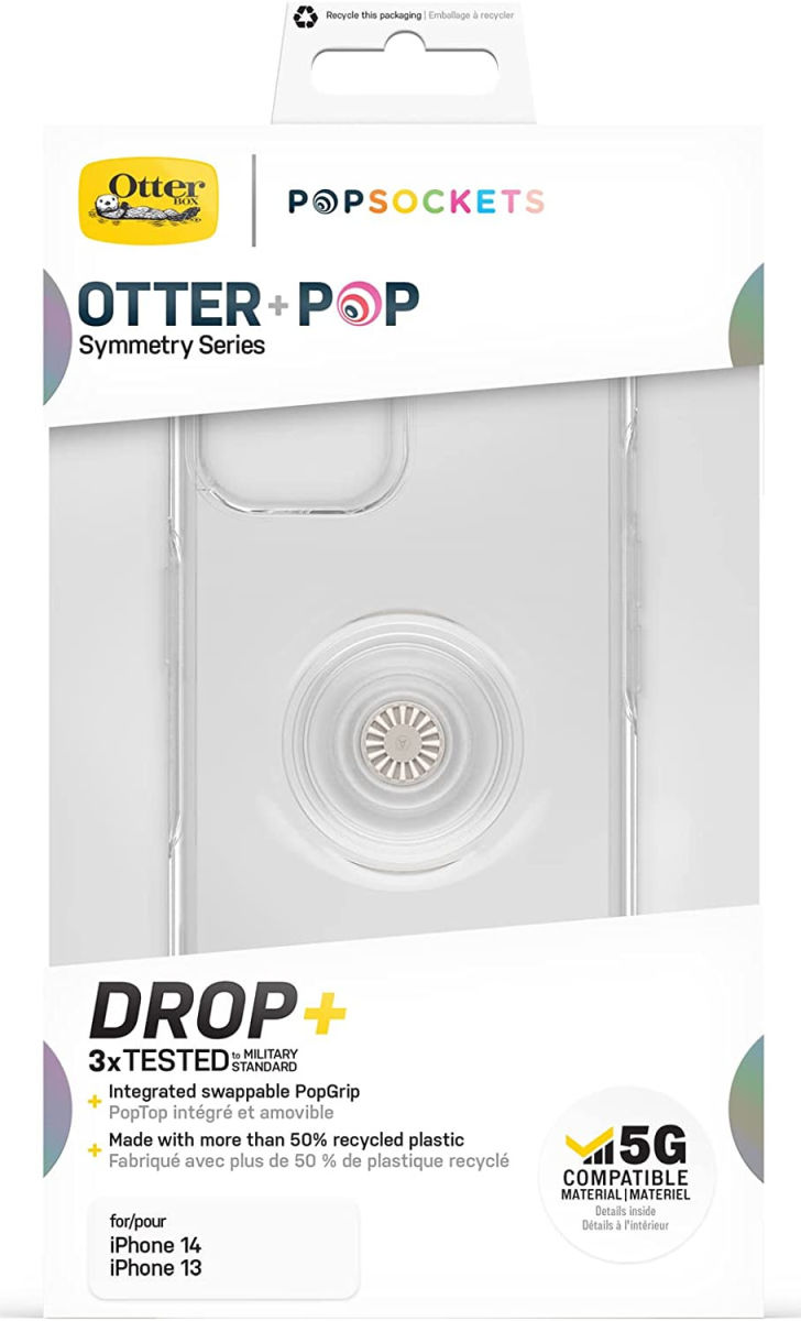 OtterBox Otter + Pop Symmetry Apple iPhone 14 Hoesje Transparant afbeelding 7