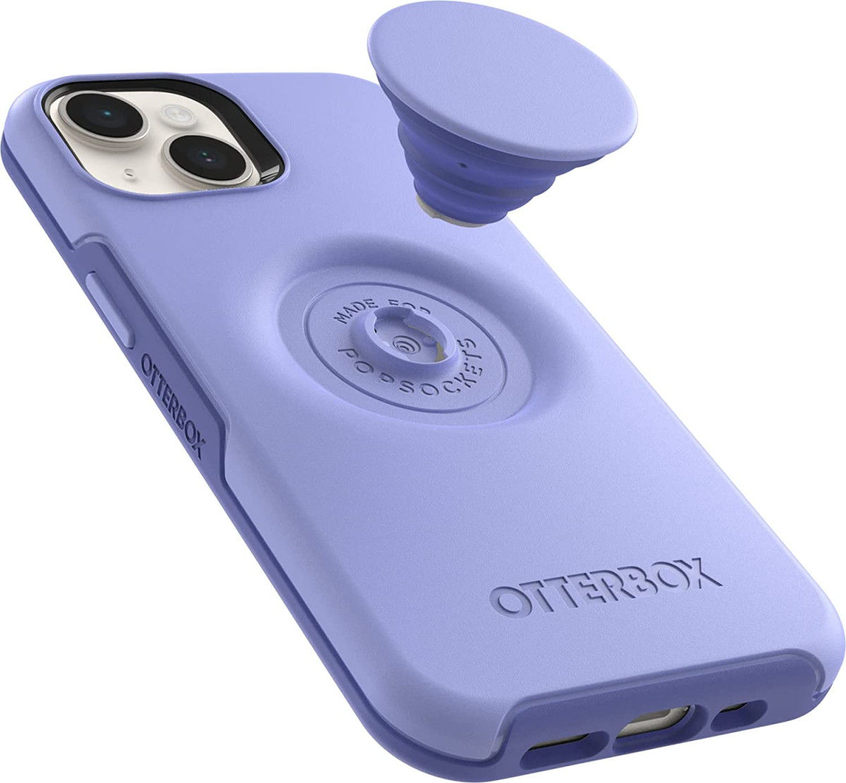 OtterBox Otter + Pop Symmetry Apple iPhone 14 Hoesje Paars afbeelding 4