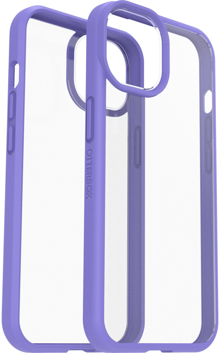 OtterBox React Apple iPhone 14 Hoesje Back Cover Transparant Paars afbeelding 2