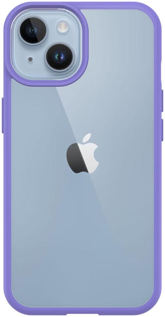 OtterBox React Apple iPhone 14 Hoesje Back Cover Transparant Paars afbeelding 1
