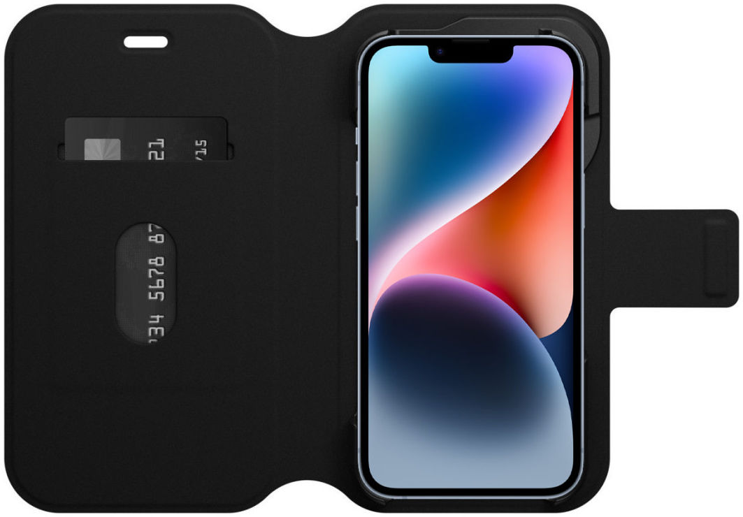 OtterBox Strada Via Series Apple iPhone 14 Hoesje Book Case Zwart afbeelding 6