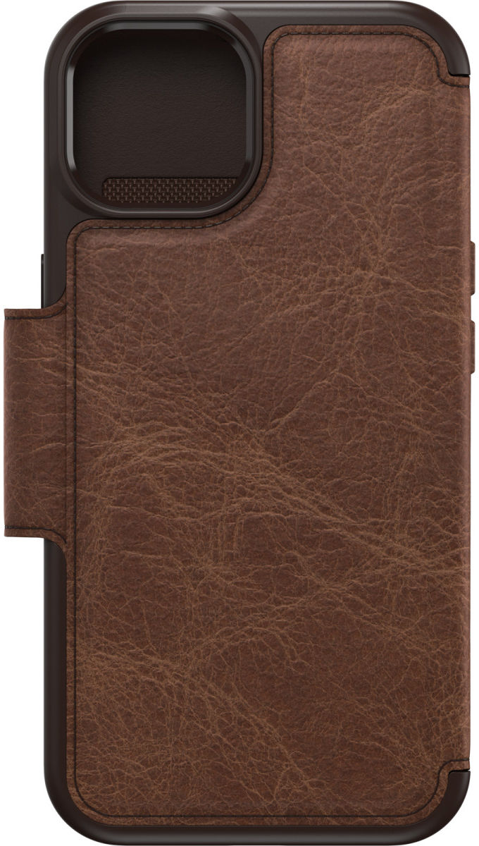 OtterBox Strada Apple iPhone 14 Hoesje Echt Leer Book Case Bruin afbeelding 4