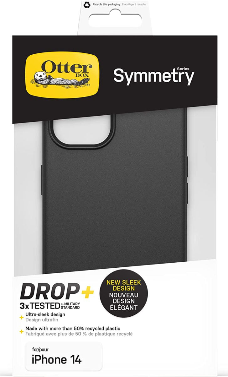 OtterBox Symmetry Series Apple iPhone 14 Hoesje Back Cover Zwart afbeelding 3