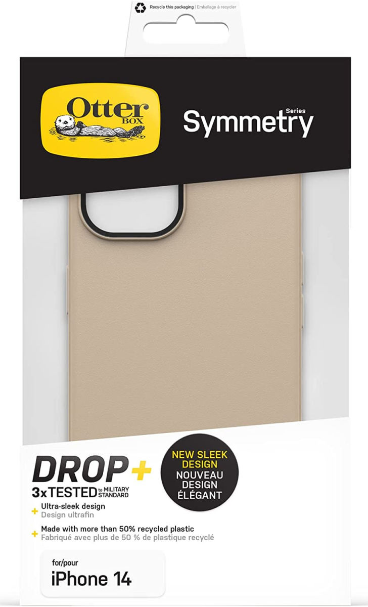 OtterBox Symmetry Series Apple iPhone 14 Hoesje Back Cover Beige afbeelding 5