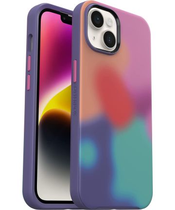 OtterBox Symmetry+ Apple iPhone 14 Hoesje MagSafe Pink Hoesjes