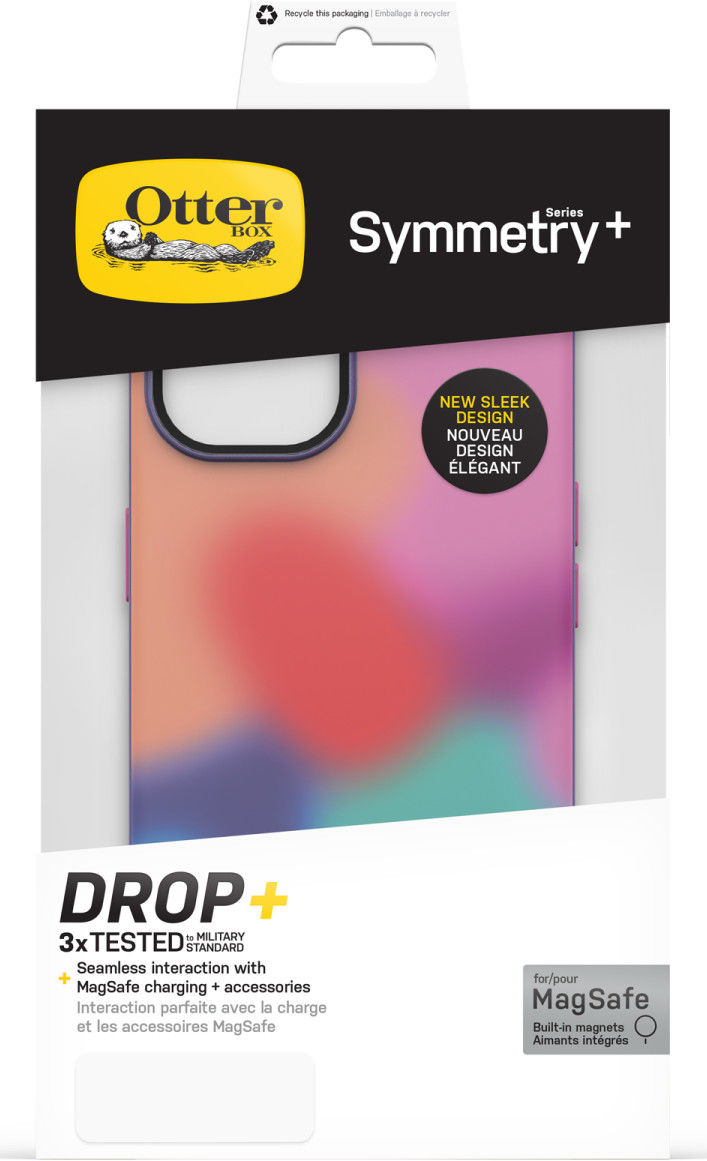 OtterBox Symmetry+ Apple iPhone 14 Hoesje MagSafe Pink afbeelding 4