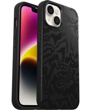 OtterBox Symmetry+ Apple iPhone 14 Hoesje MagSafe Black Hoesjes