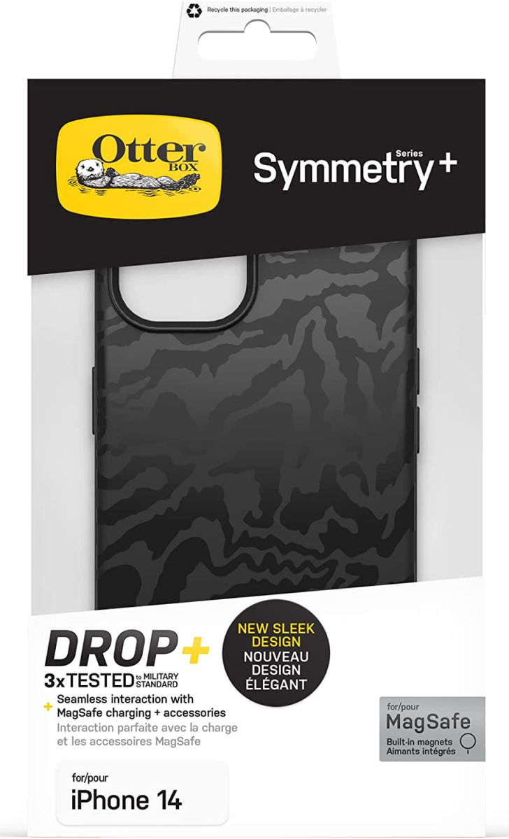 OtterBox Symmetry+ Apple iPhone 14 Hoesje MagSafe Black afbeelding 4
