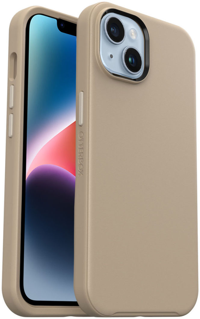 OtterBox Symmetry+ Apple iPhone 14 Hoesje MagSafe Beige afbeelding 6