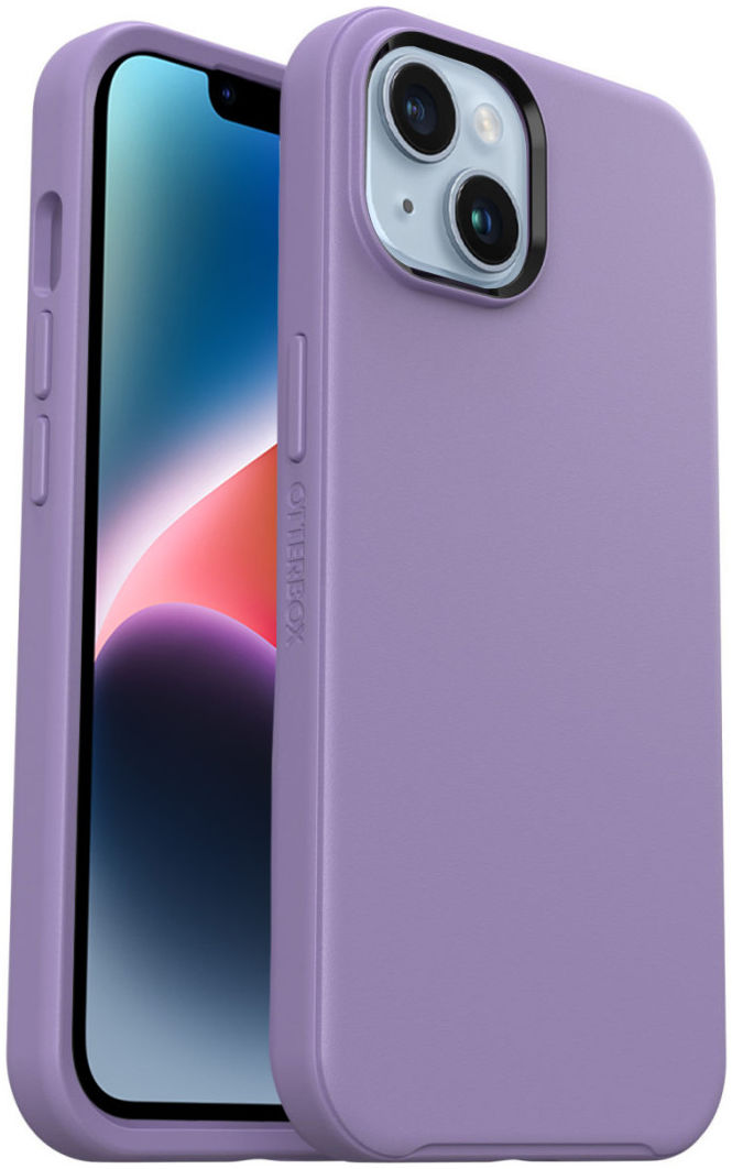 OtterBox Symmetry+ Apple iPhone 14 Hoesje MagSafe Paars afbeelding 7