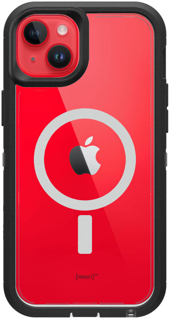 OtterBox Defender XT iPhone 14 Plus Hoesje MagSafe Transparant Zwart afbeelding 6