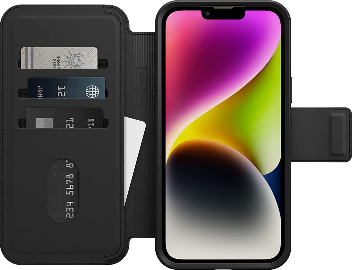OtterBox MagSafe Folio Apple iPhone 14 Plus Hoesje Book Case Zwart afbeelding 4