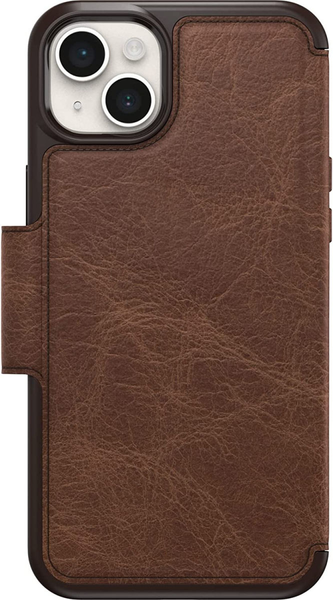 OtterBox Strada Apple iPhone 14 Plus Hoesje Echt Leer Book Case Bruin afbeelding 4