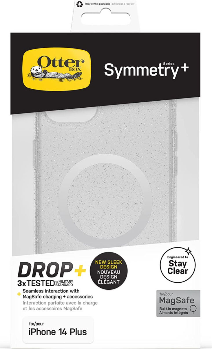 OtterBox Symmetry+ Apple iPhone 14 Plus Hoesje MagSafe Glitter afbeelding 5