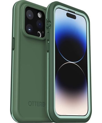 OtterBox Fre MagSafe Apple iPhone 14 Pro Hoesje Waterdicht Groen Hoesjes