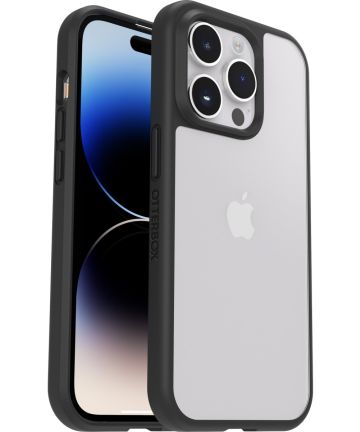 OtterBox React Apple iPhone 14 Pro Hoesje Back Cover Transparant Zwart Hoesjes
