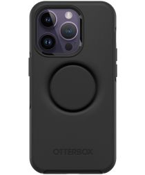 OtterBox Otter + Pop Symmetry Apple iPhone 14 Pro Hoesje Zwart