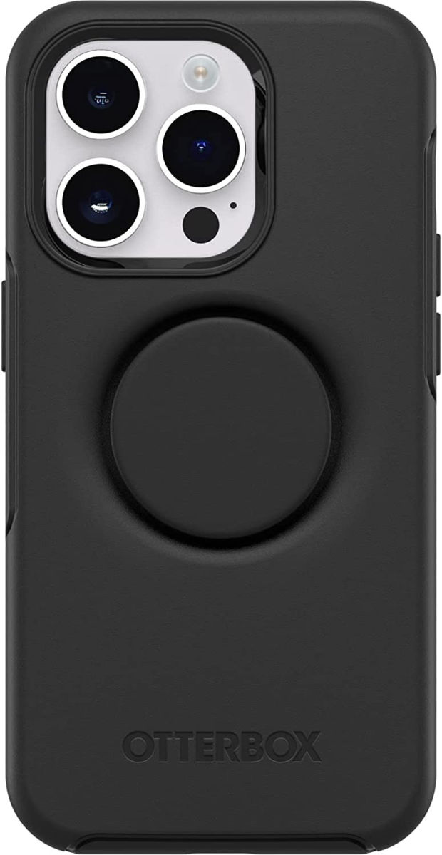 OtterBox Otter + Pop Symmetry Apple iPhone 14 Pro Hoesje Zwart afbeelding 4