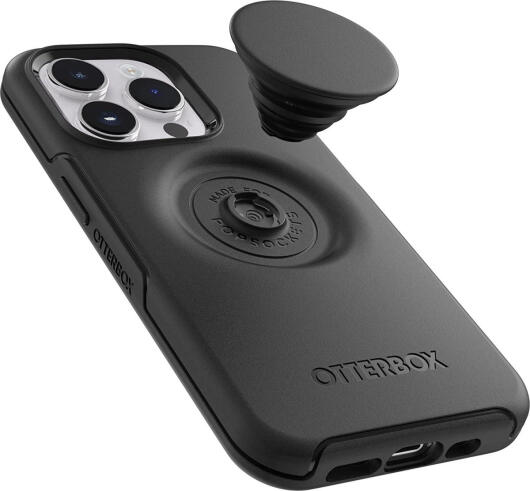 OtterBox Otter + Pop Symmetry Apple iPhone 14 Pro Hoesje Zwart afbeelding 2