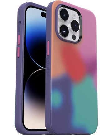 OtterBox Symmetry+ Apple iPhone 14 Pro Hoesje MagSafe Pink Hoesjes